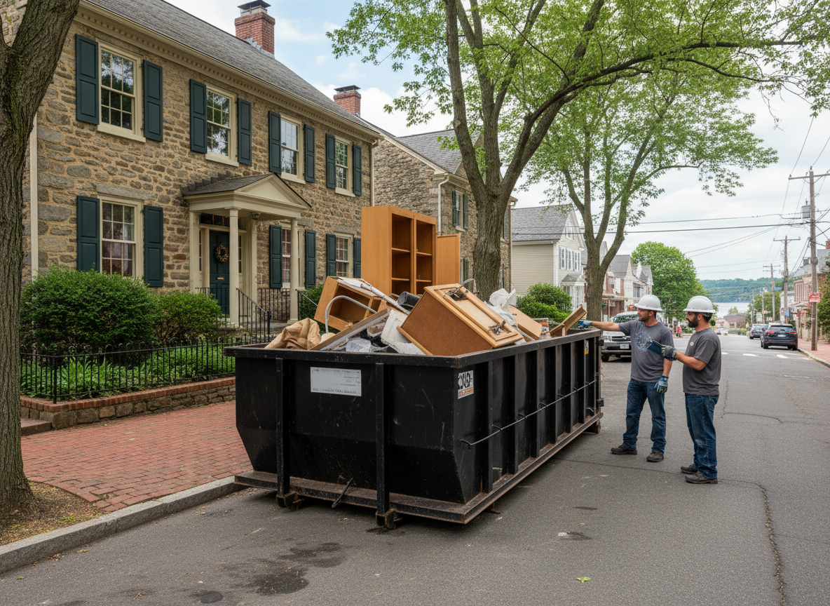 How to Size a Roll Off Container for a Lambertville Kitchen Remodel