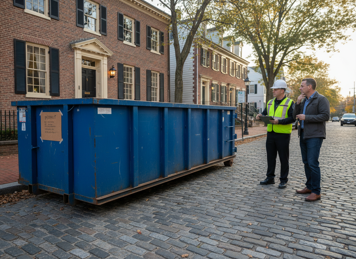 Roll Off Dumpster Permit Rules in Lambertville New Jersey